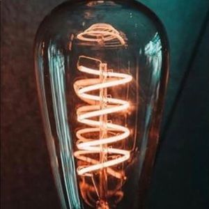 Edison Lightbulb Art Print 8.5 X 11 inches